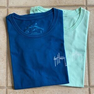 Guy Harvey Tees in Deep Blue and Soft Mint